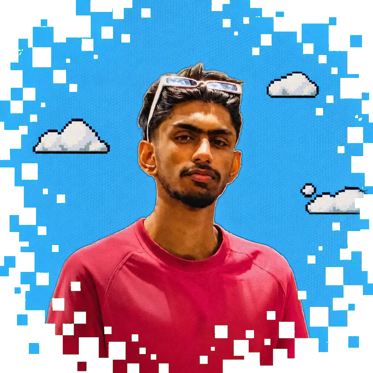 ASCII-art portrait of Agnav